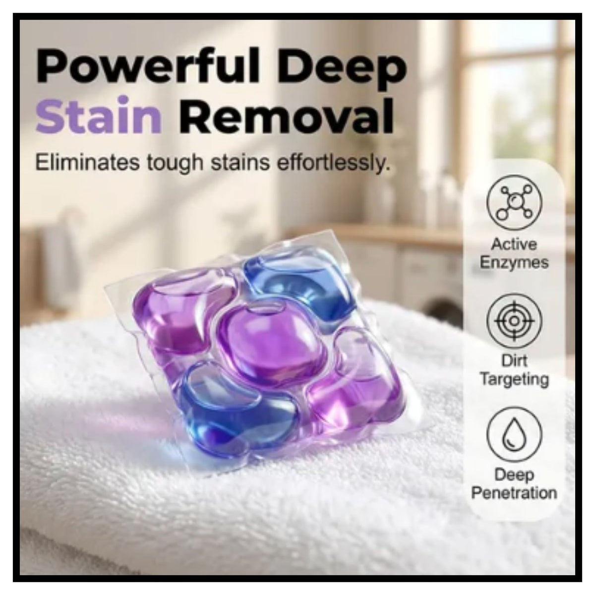 5-in-1 White Musk Laundry Detergent Pods