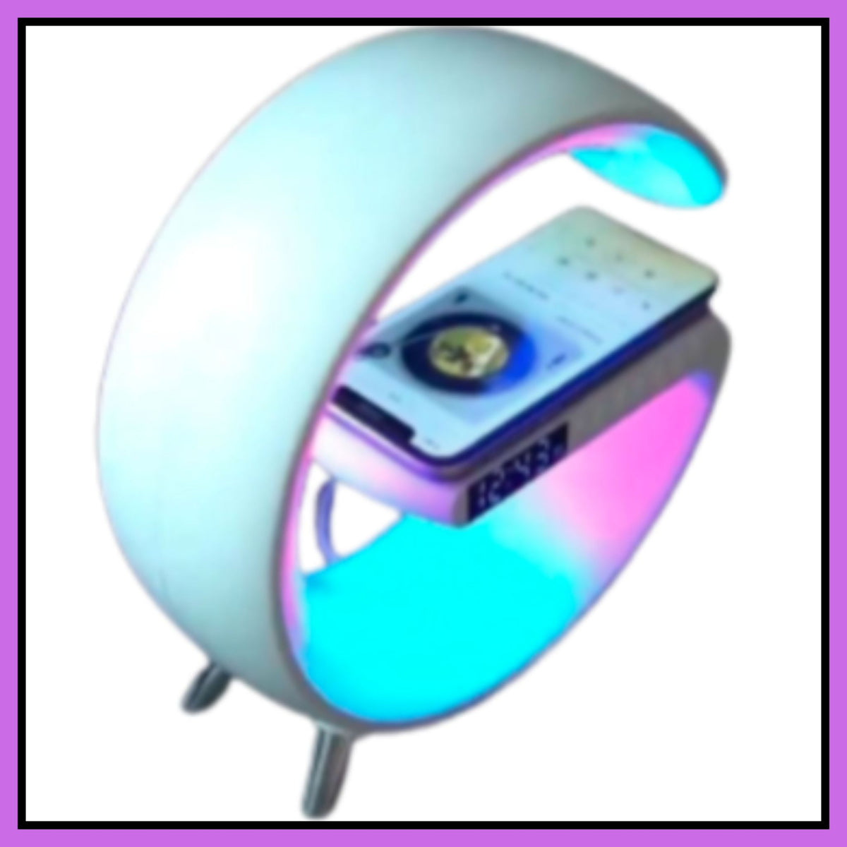 Magic Lamp - Wireless Charging Bluetooth Speaker RGB Light