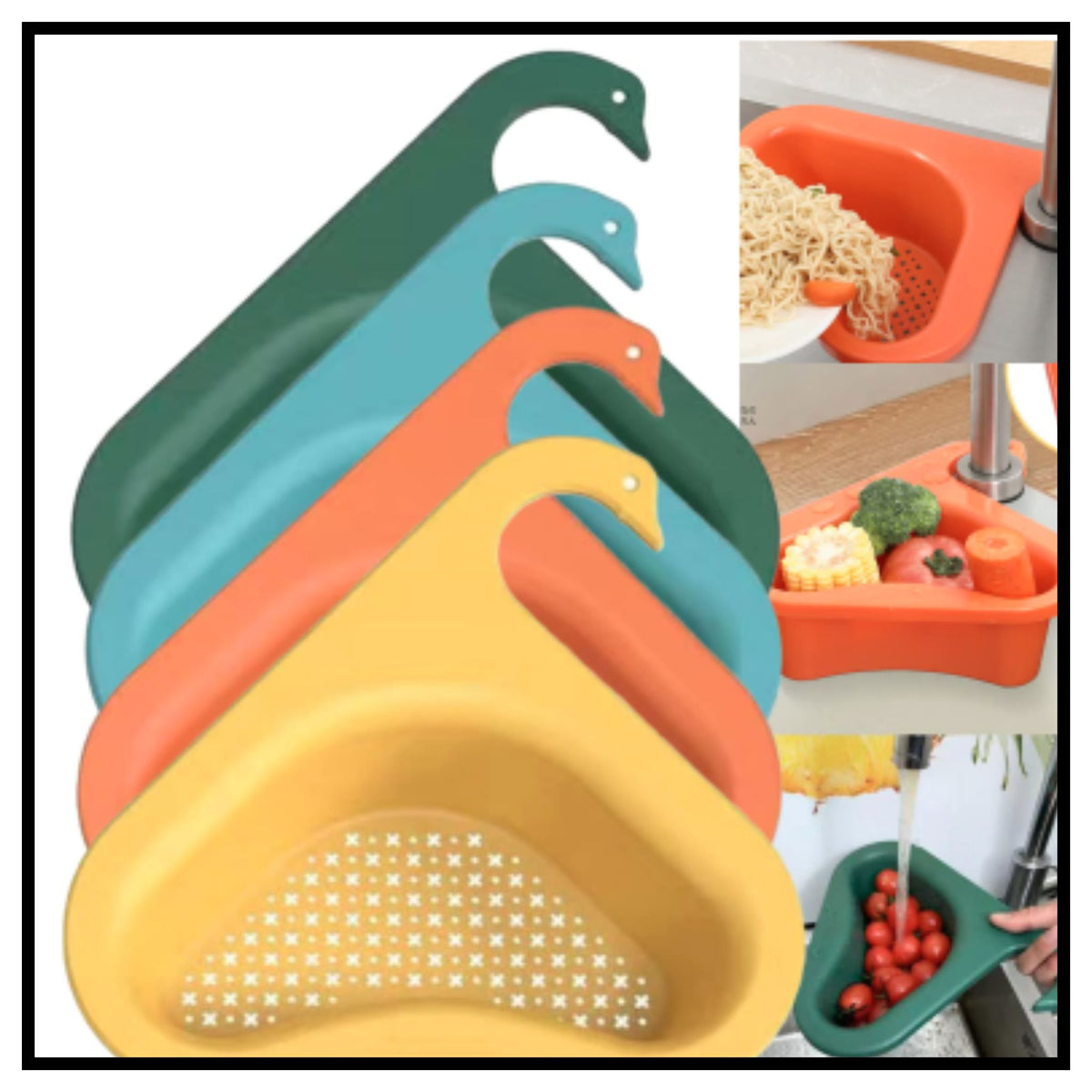 Drain Basket for Kitchen Sink(Pack of 2)