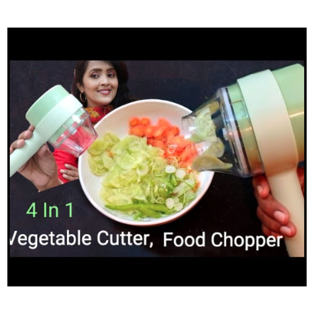 Portable Electric Vegetable Cutter Set