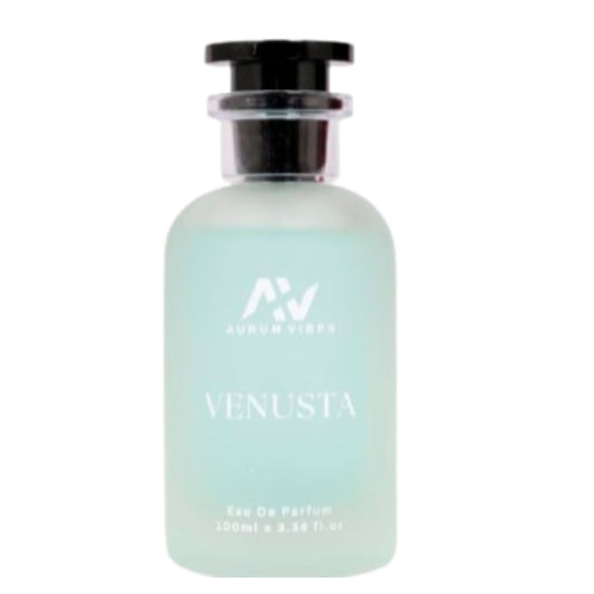 Venusta Male Perfume 100ML Frosted Mint Green Bottle - Premium Long Lasting Masculine Perfume for Men