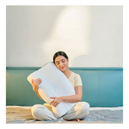 Memory Foam Solid Orthopaedic  Pillow White