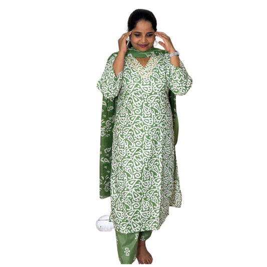 *Regha Green Churidar - 4XL | S.NO: 414138*
