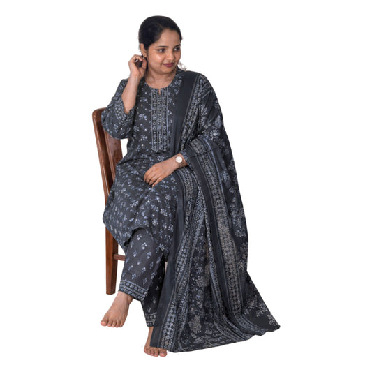 Mareena Churidar Dark Olive Green 5XL - S.NO 410305