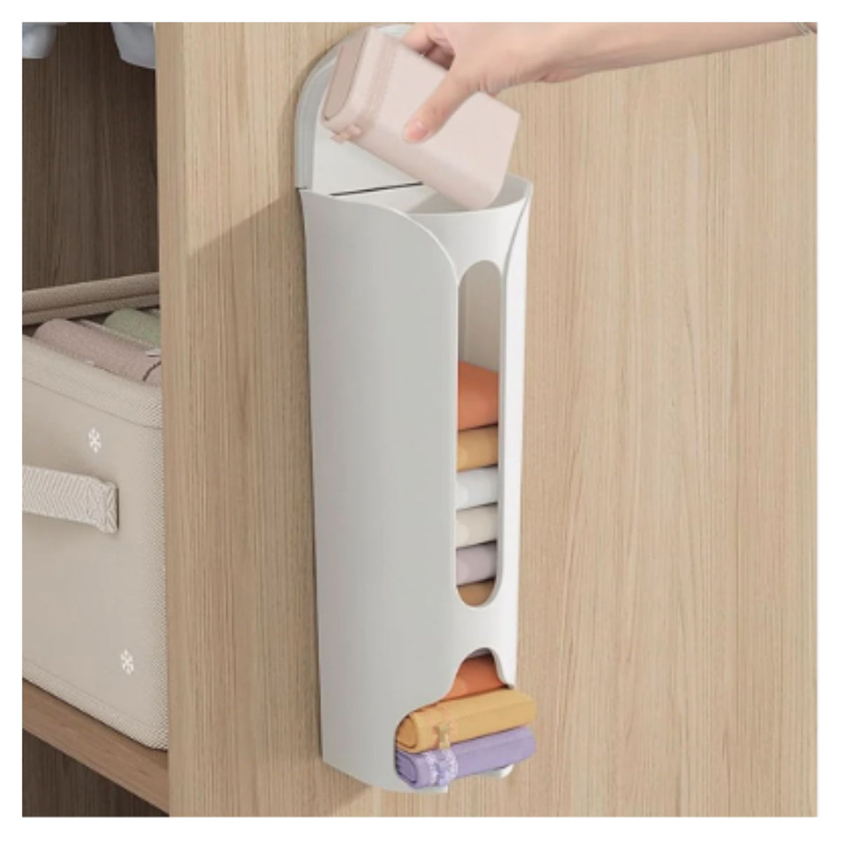 Multipurpose Wall-Mounted Cabinet Storage Organizer