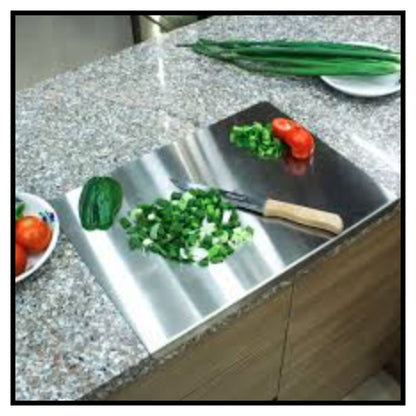 Stainless Steel Counter Top Chopping Board
