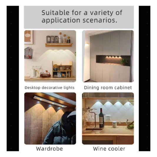 Cabinet Lights Home Removable Dimmable USB Rechargeable Closet Light