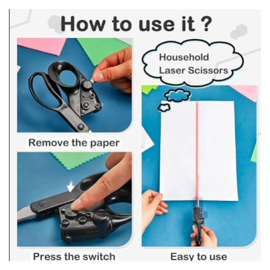 Laser Guided Fabric & Paper Scissors