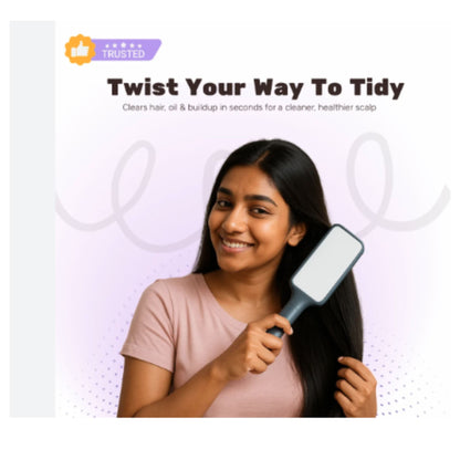 Self Cleaning Hair Comb
