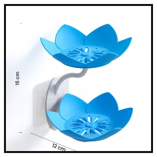 wall-mounted lotus flower soap holder (Pack of 2 )