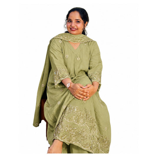 Mayuri Churidar Light Olive - S.NO 406118