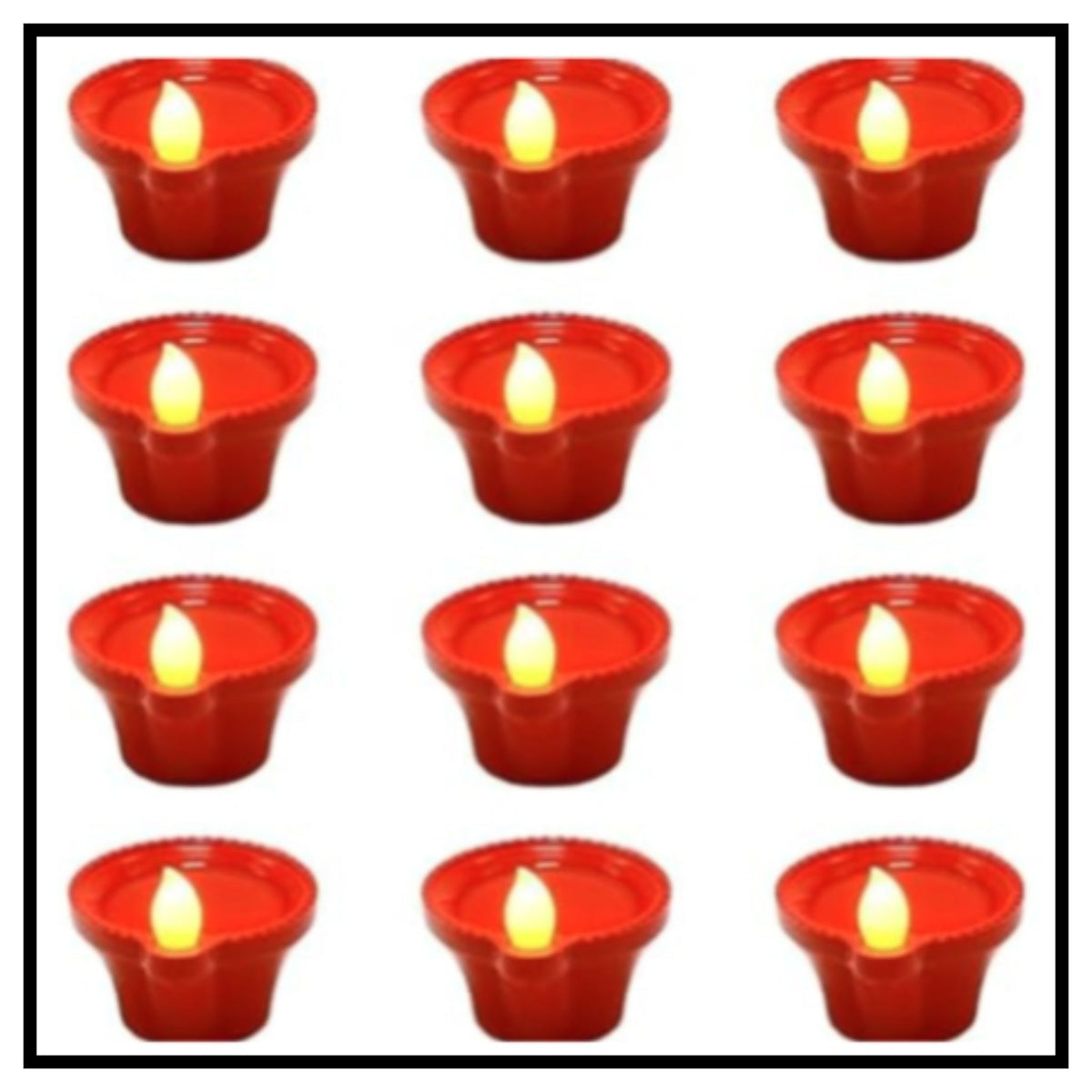 Water Sensor Diya for Electricity (Pack of 18)