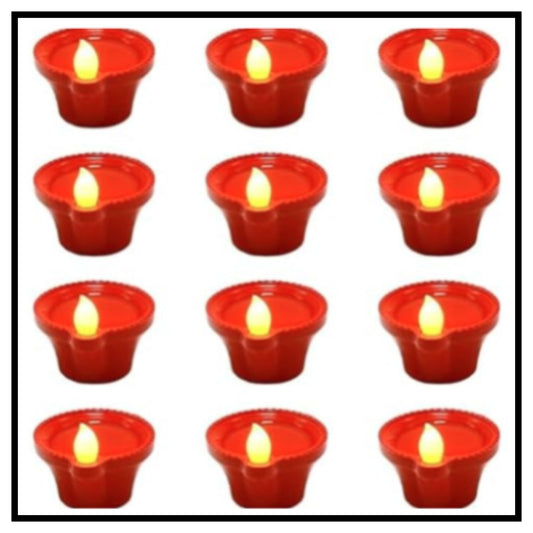 Water Sensor Diya for Electricity (Pack of 18)