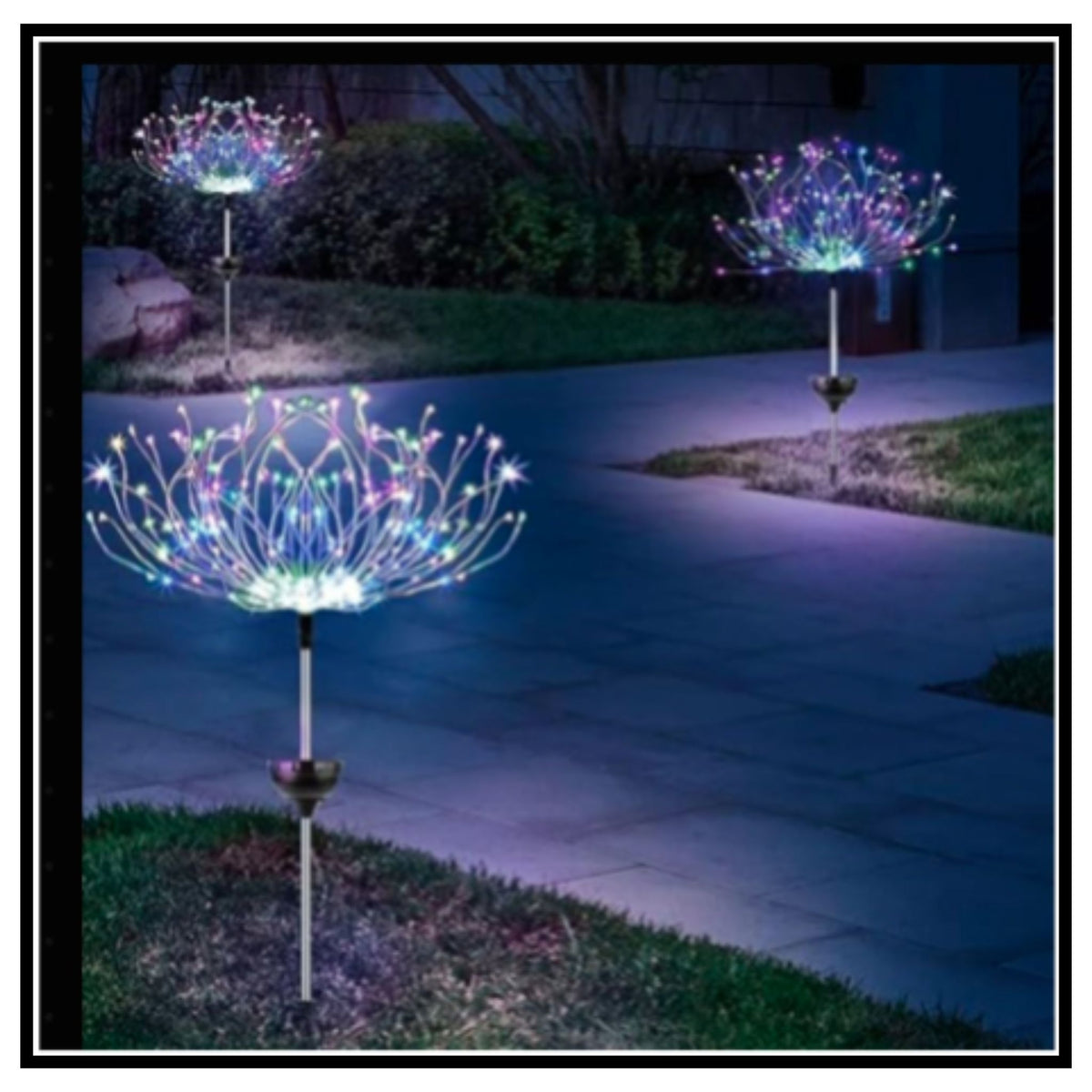 Seven Colors Gradient Solar Christmas Tree Light