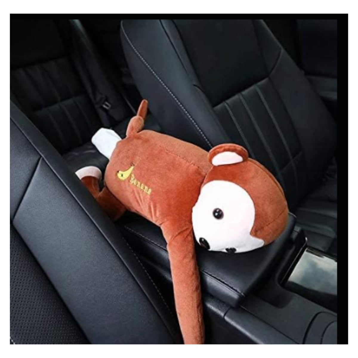 Monkey Home Office Car Hanging Paper Napkin Tissue Box Cover Holder