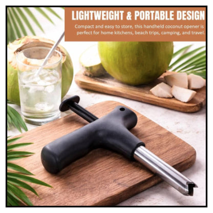 Coconut Opener Tool Stainless Steel Drill Cutter