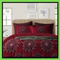 मुद्रित डबल बेडशीट