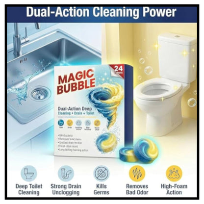 Dula Action Magic Toilet Tablet 24Tablets (Pack of 2)