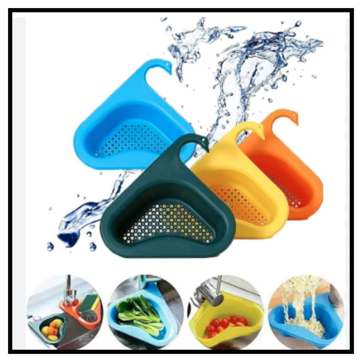 Drain Basket for Kitchen Sink(Pack of 2)