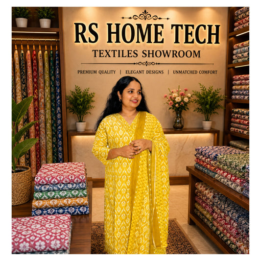 Gayathri Churidar Mehndi Yellow XXL - S.NO 414137