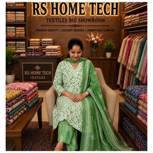 Regha Churidar Green 5XL - S.NO 414138