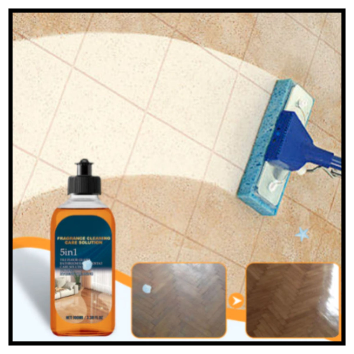 Floor Cleaner with Long-Lasting Fragrance(Pack of 2)