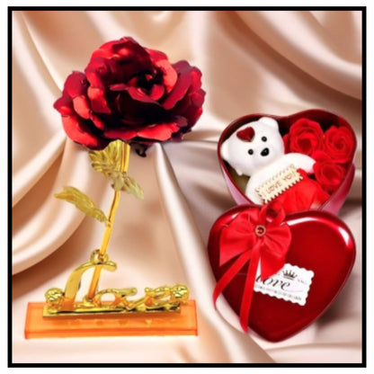 Red Love Stand With HeartBox