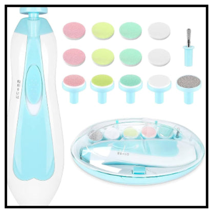 Baby Nail Clippers with Light Baby Nail File Grinder Set Safe Nail Trimmer Kit