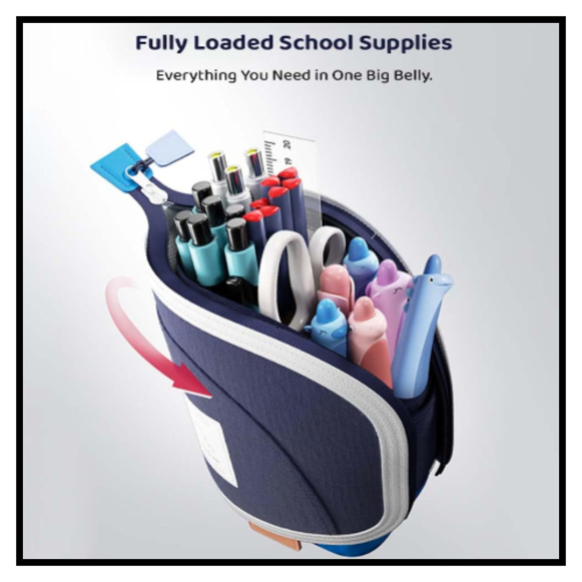 Kids Multi-Purpose Pencil Case for Boys and Girls