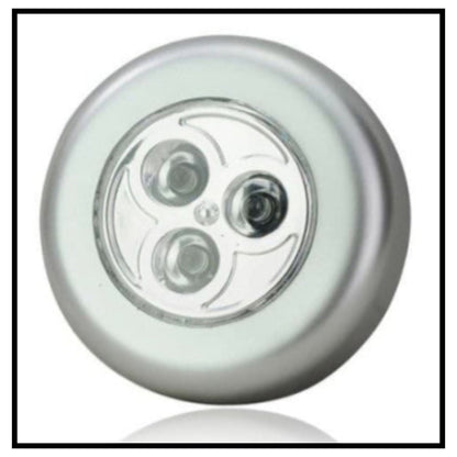 Touch Lamp Mini Round Emergency Light with Stick Tape for Home