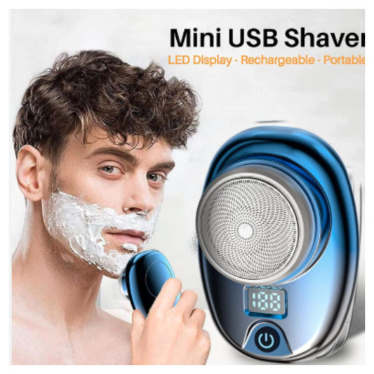 Powerful Electric Razor for Men - Type C Fast Charging Mini Shave Portable