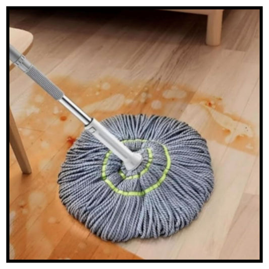 Stainless Steel Microfiber Twist Mop for Floor Cleaning