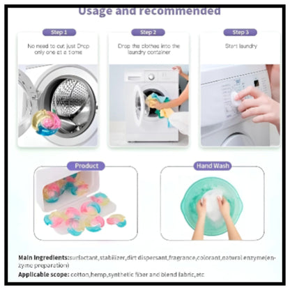 5-in-1 White Musk Laundry Detergent Pods