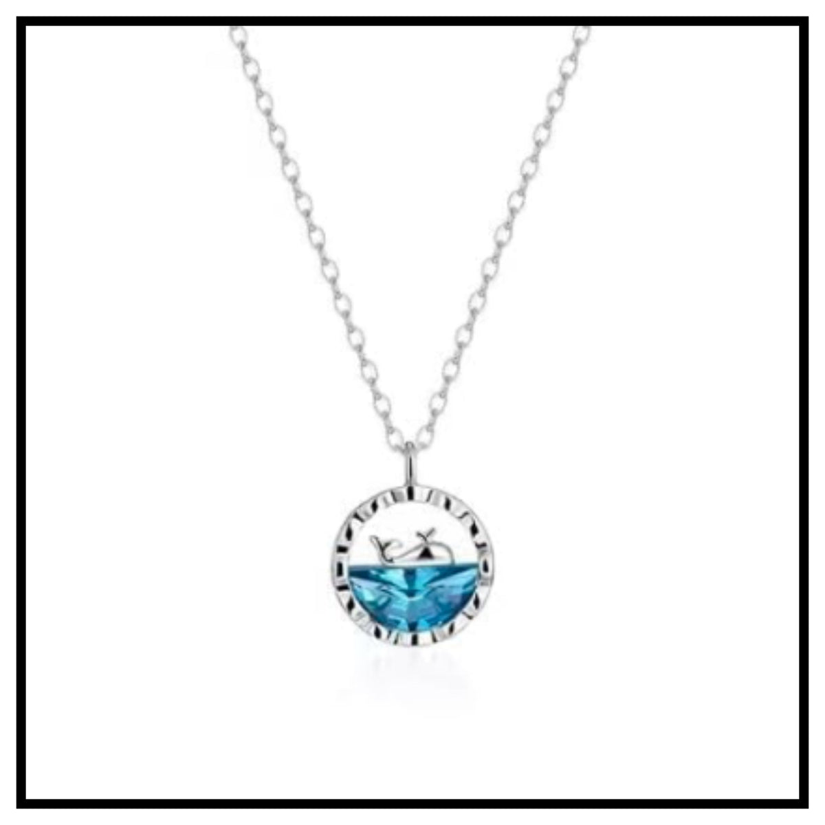 Elegant Ocean Theme Dolphin Pendant