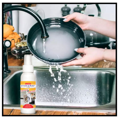 Stain and Rust Removal Spray Cleaning Solution (Pack of 2)