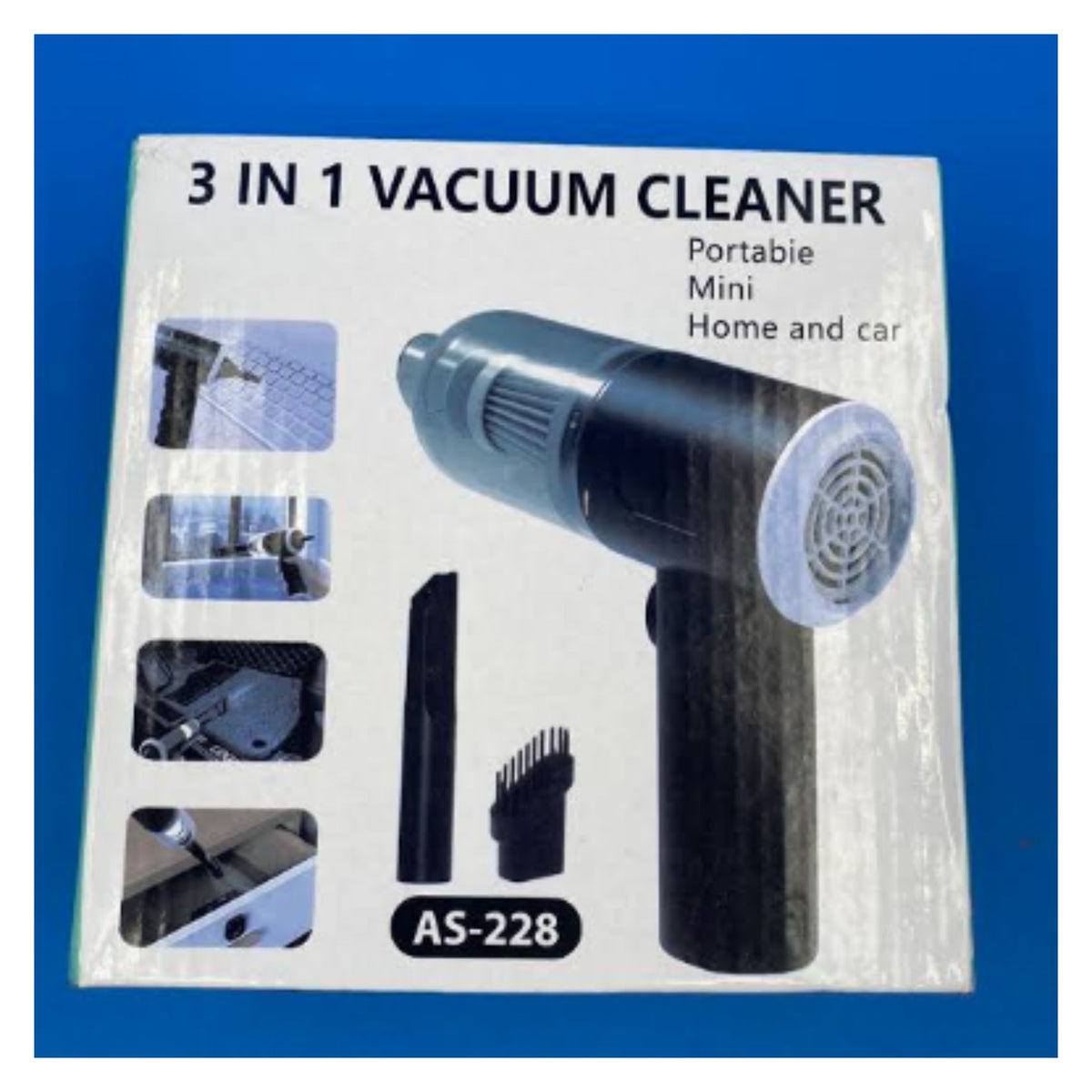 Mini Portable 3 in 1 Vacuum Cleaner AS-228 For Car Home And Office Cleaning