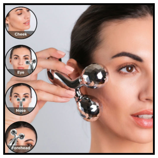 3d facial roller massager for face lifting glowing skin