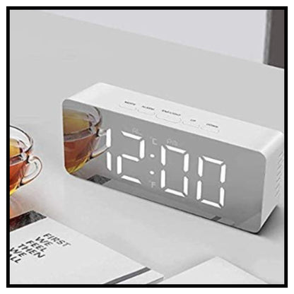 Digital Smart Back Light Table Mirror Alarm Clock