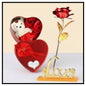 Red Love Stand With HeartBox