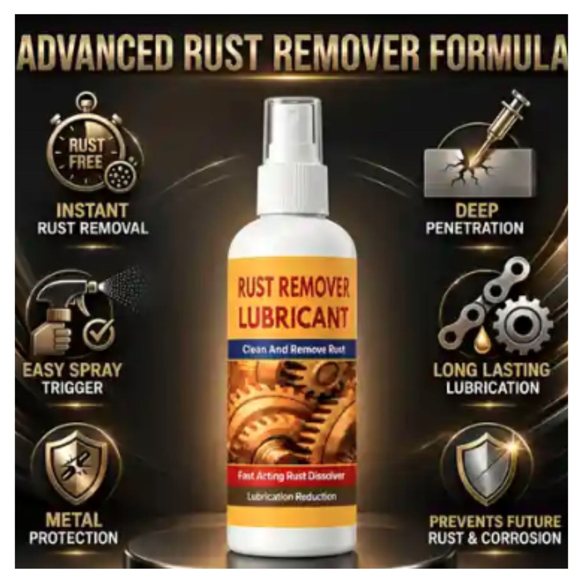 Rust Remover Spray (Pack of 2)
