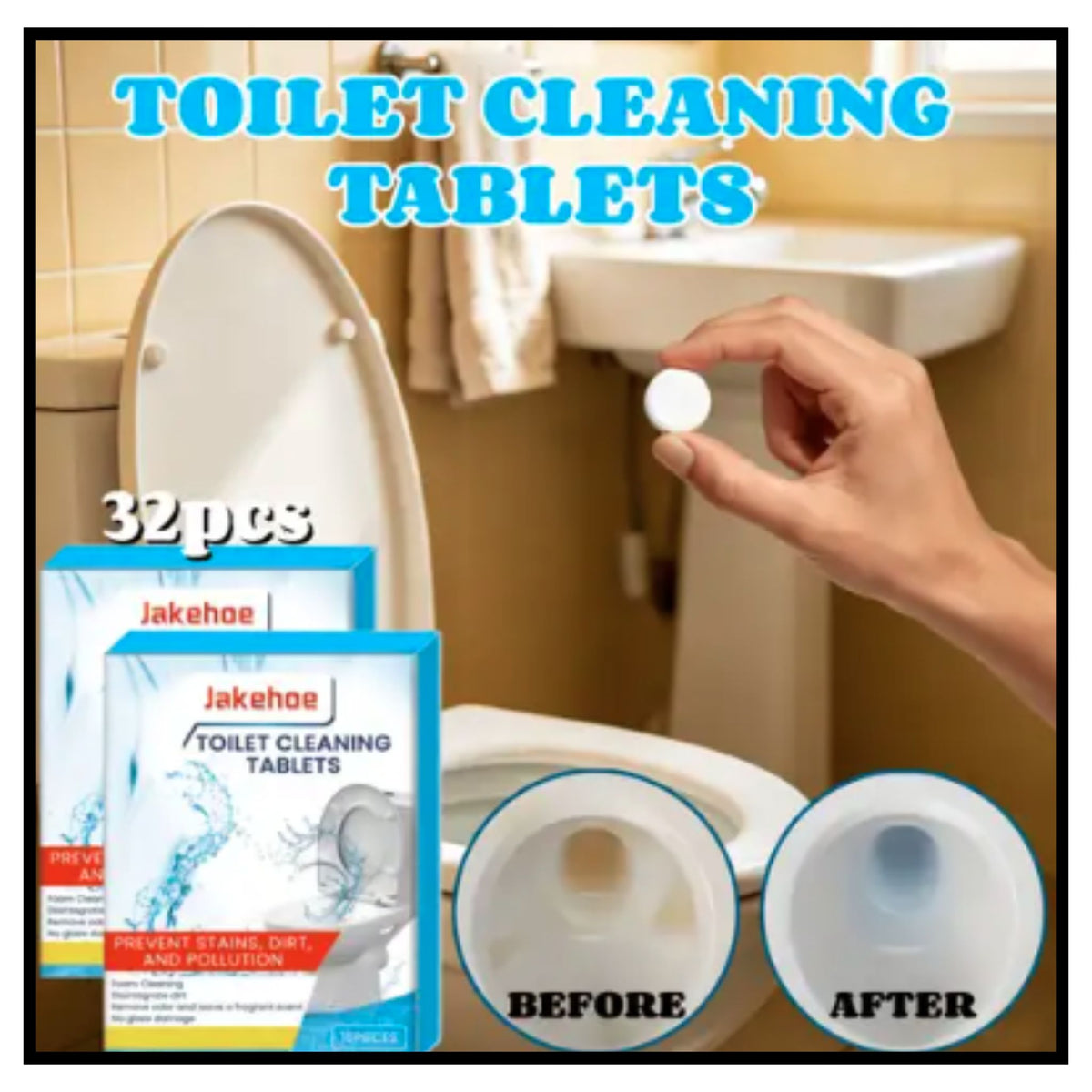 toilet cleaning tablets(Pack of 10)