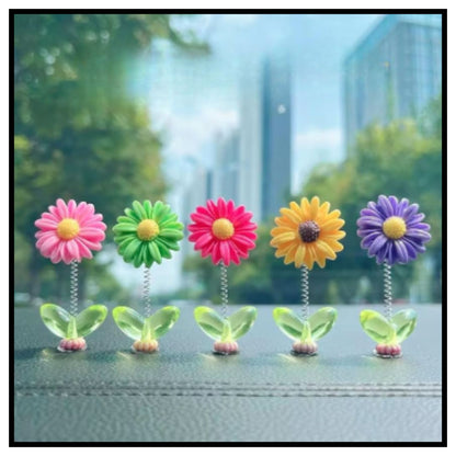 Sunflower Car Dashboard Decor Set of 5