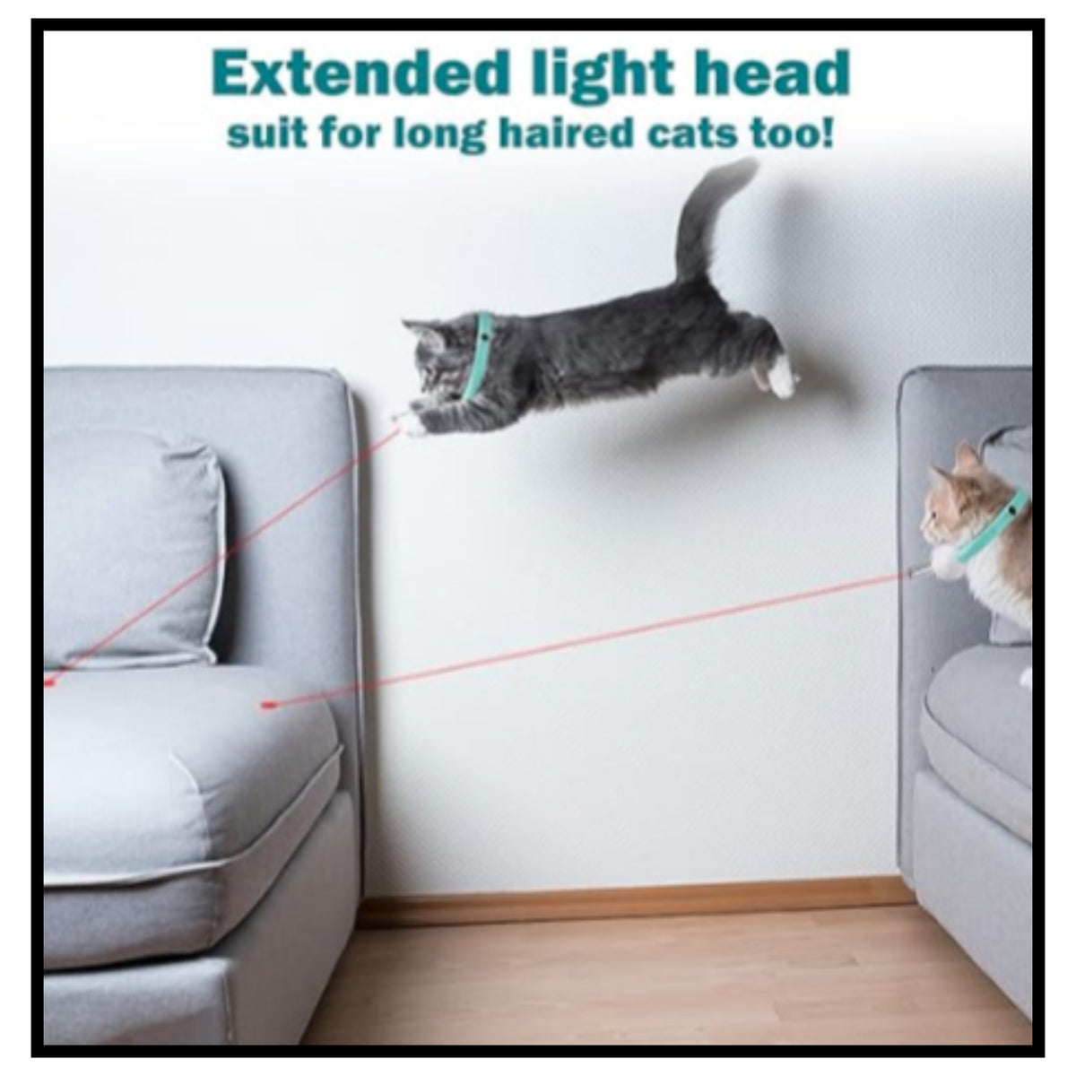 Automatic Cat Toys with LED Light