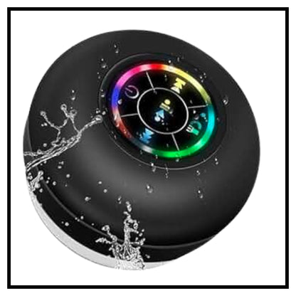 RGB लाइटों वाला मिनी ब्लूटूथ शावर ऑडियो डिवाइस