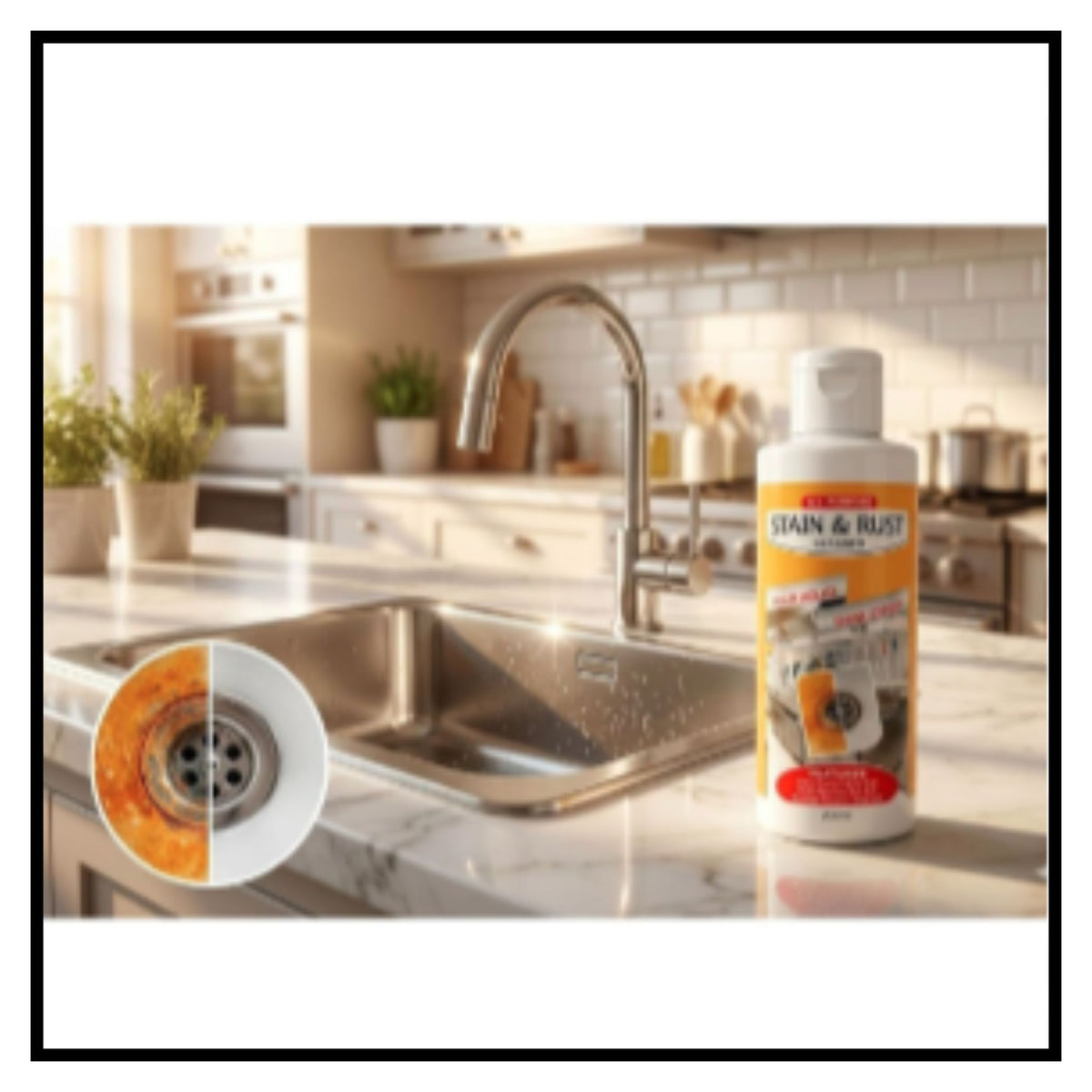 Stain and Rust Removal Spray Cleaning Solution (Pack of 2)