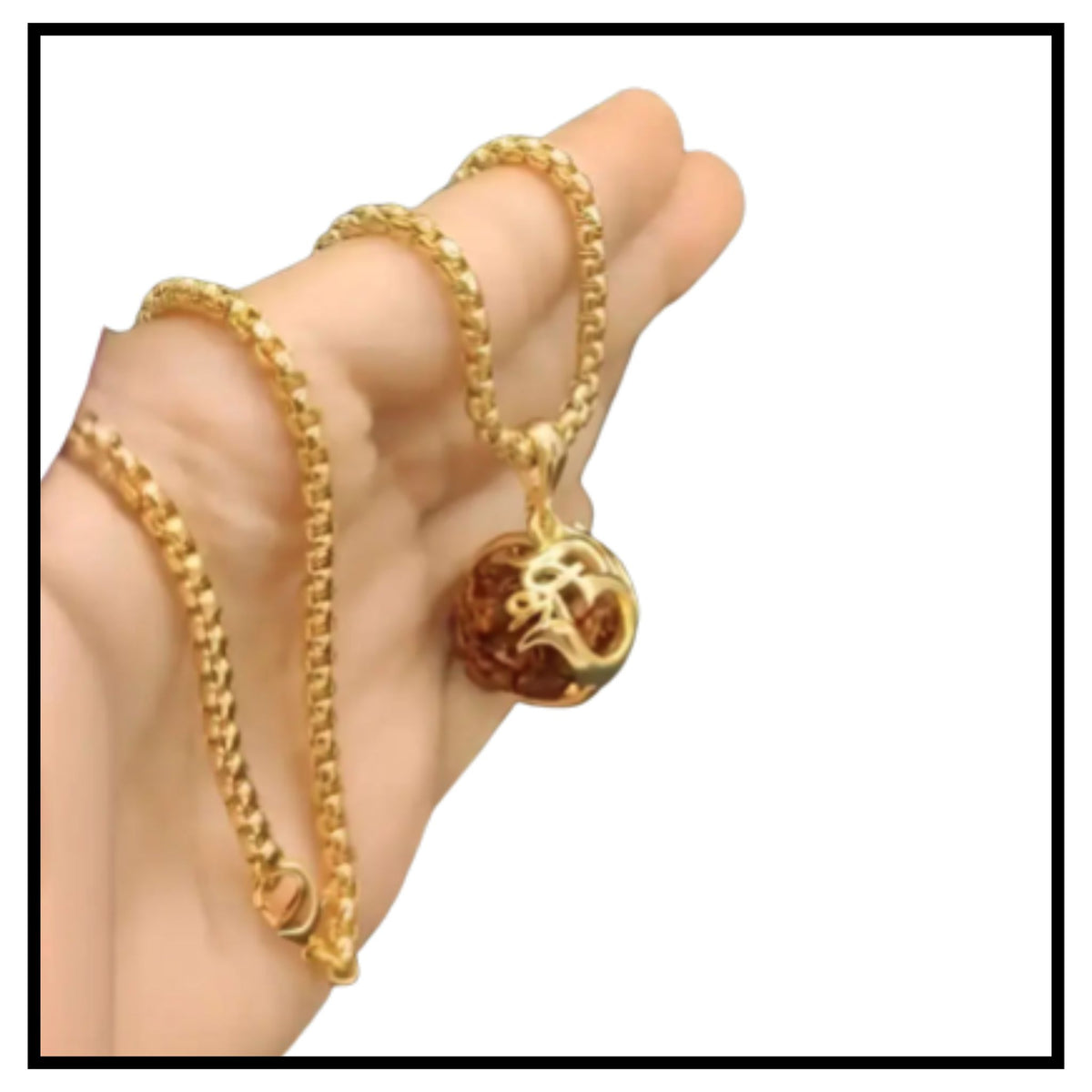 Rudraksha Pendant with Chain