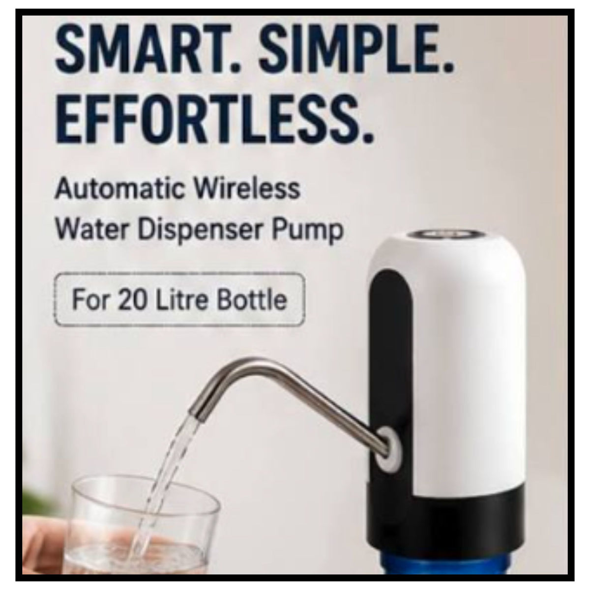 Automatic Wireless Water Can Dispenser Pump for 20 Litre Bottle