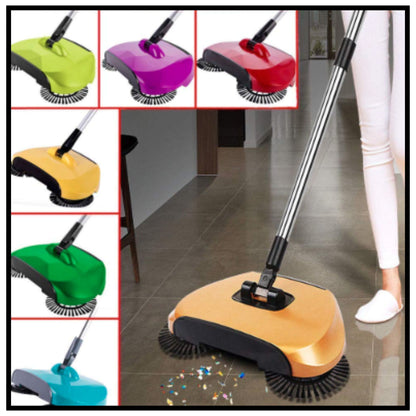 Floor Dust Cleaning MOP Broom with Dustpan Multi Functional Broom Machine for Home & Office