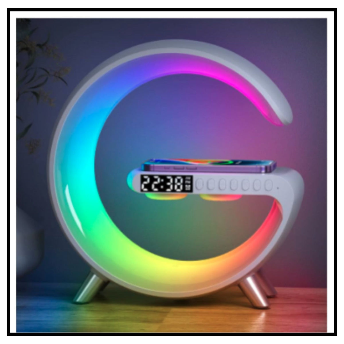 Magic Lamp - Wireless Charging Bluetooth Speaker RGB Light