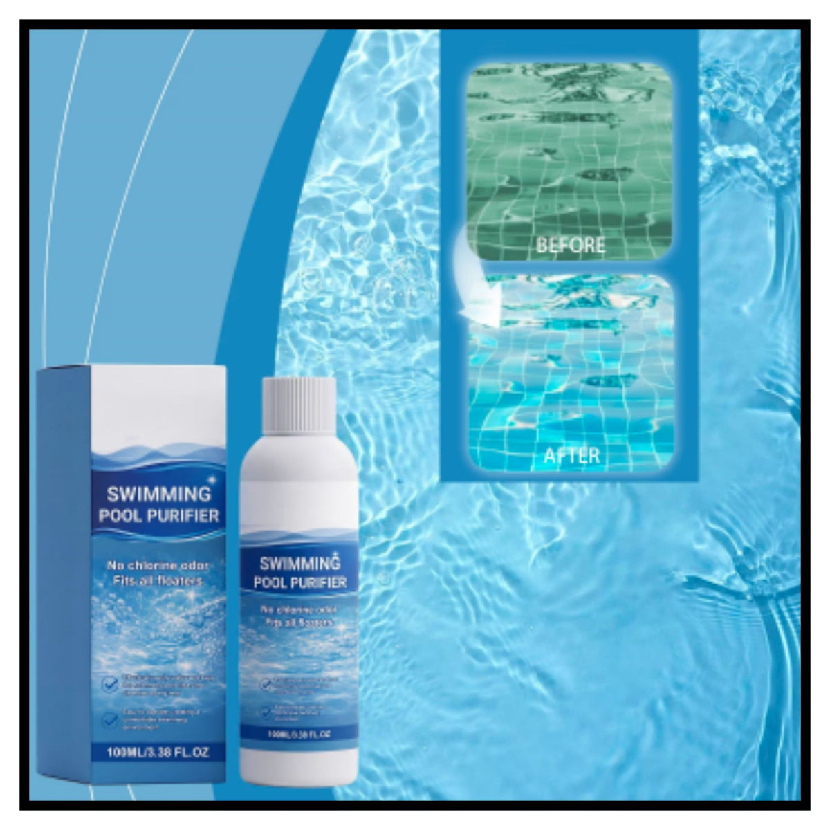 swimming pool purifying liquid(Pack of 2)